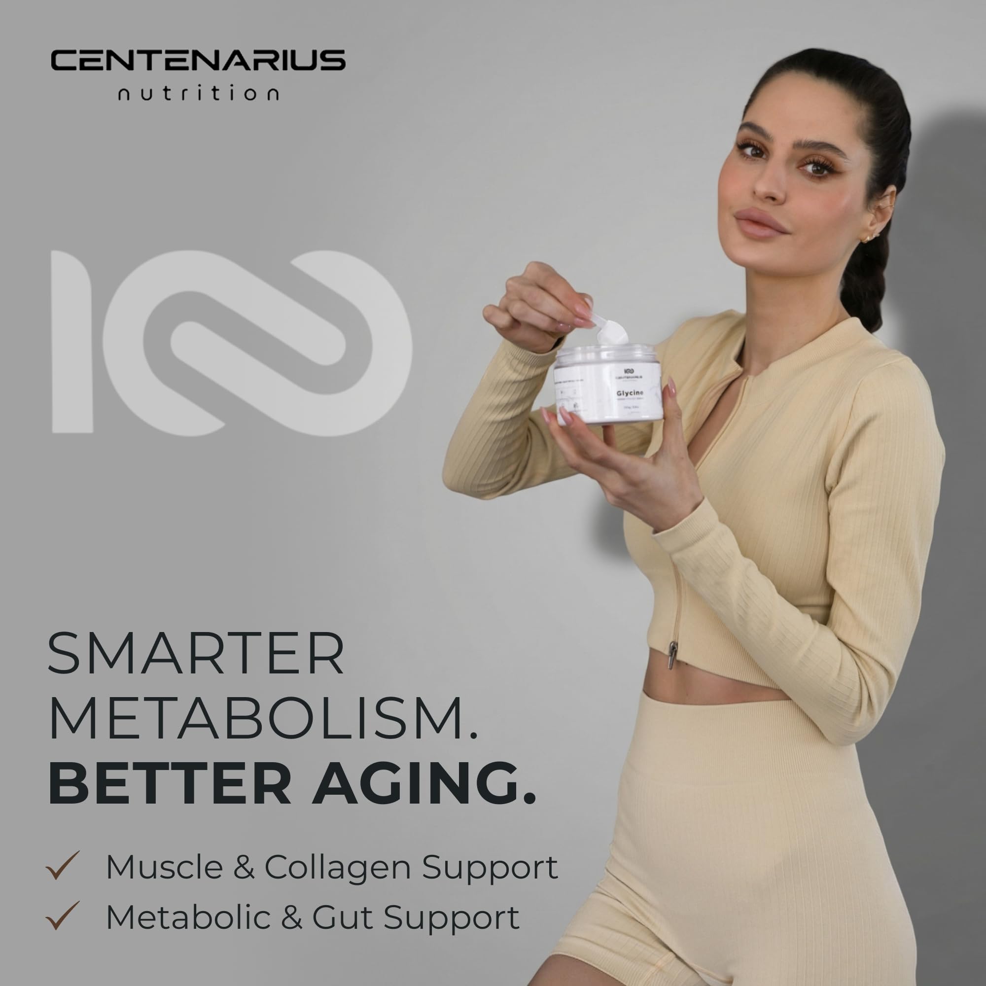 Centenarius Nutrition cierre sellado y sello de calidad para seguridad del producto