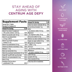 Mujer activa disfrutando actividades cotidianas con Centrum Age Defy para bienestar