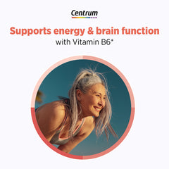 Centrum comprimidos primer plano mostrando textura y forma para uso fácil
