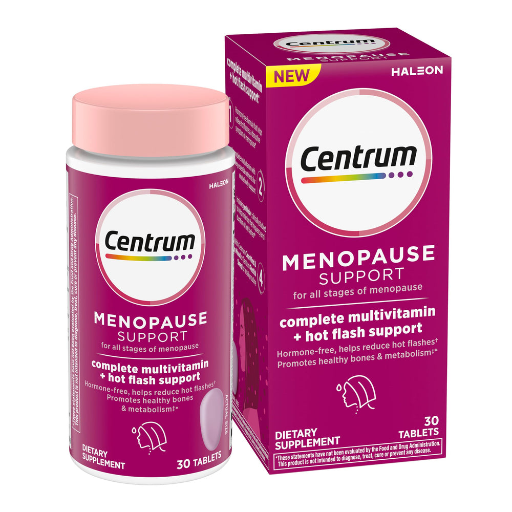 Centrum frente del envase mostrando el producto y beneficio para sofocos
