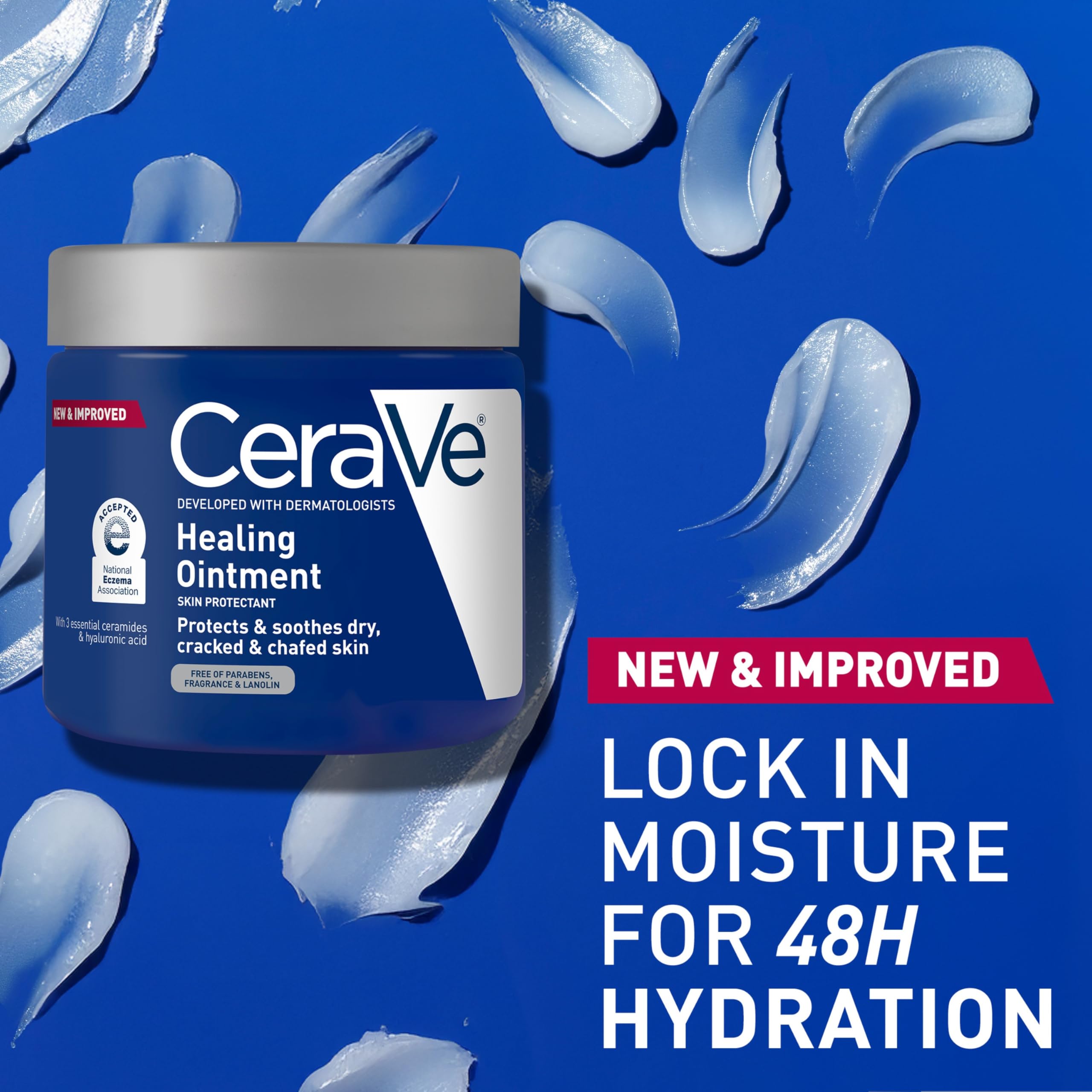 CeraVe etiqueta de ingredientes destacando ceramidas y ácido hialurónico
