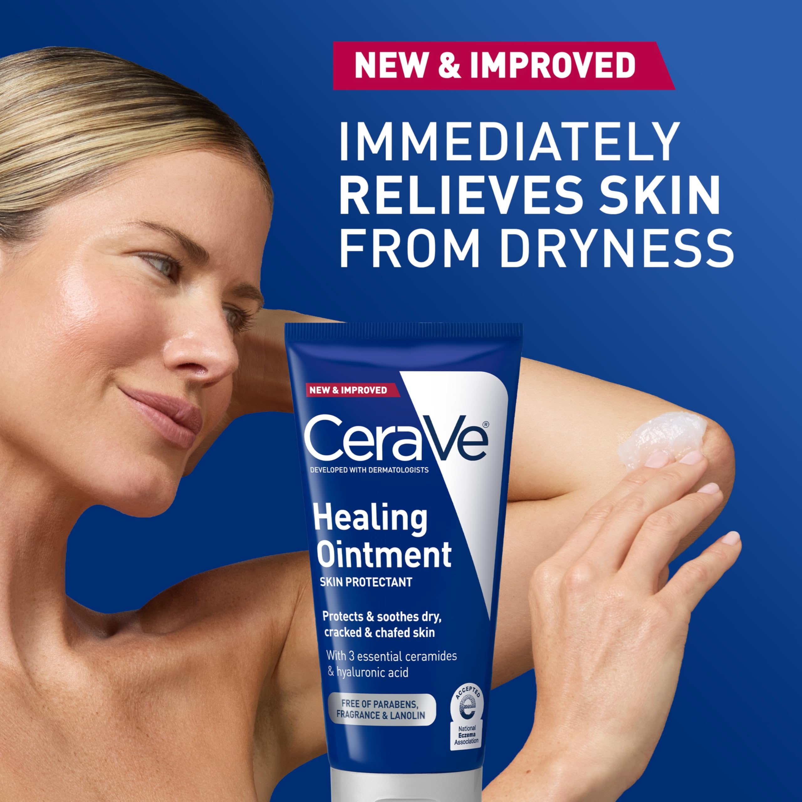 CeraVe uso en talones agrietados mostrando reparación nocturna