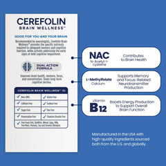 Cerefolin cápsula abierta mostrando textura y facilidad de ingesta