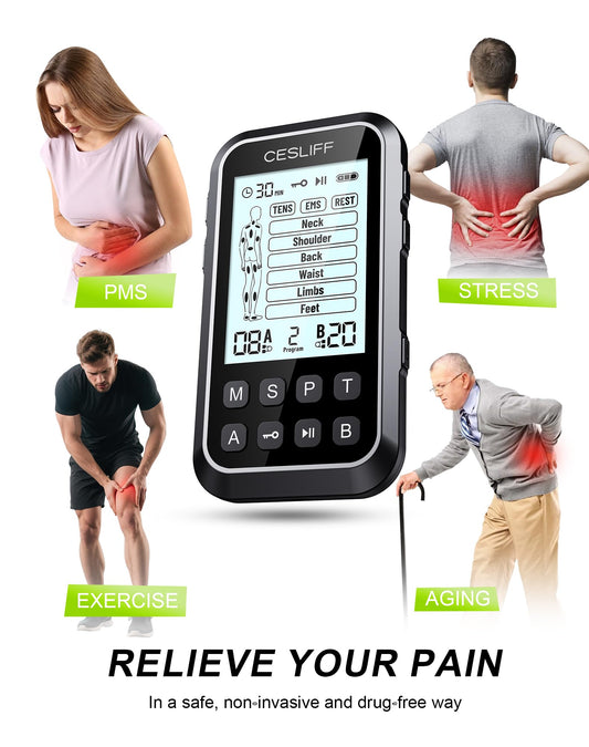 CESLIFF electrodos adheridos al pecho para terapia localizada y comodidad prolongada