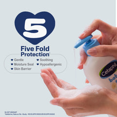 Cetaphil junto a flor de caléndula, extracto natural calmante