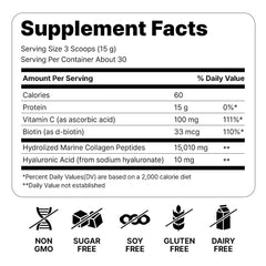 Cevitol colágeno marino cuida piel, cabello y uñas