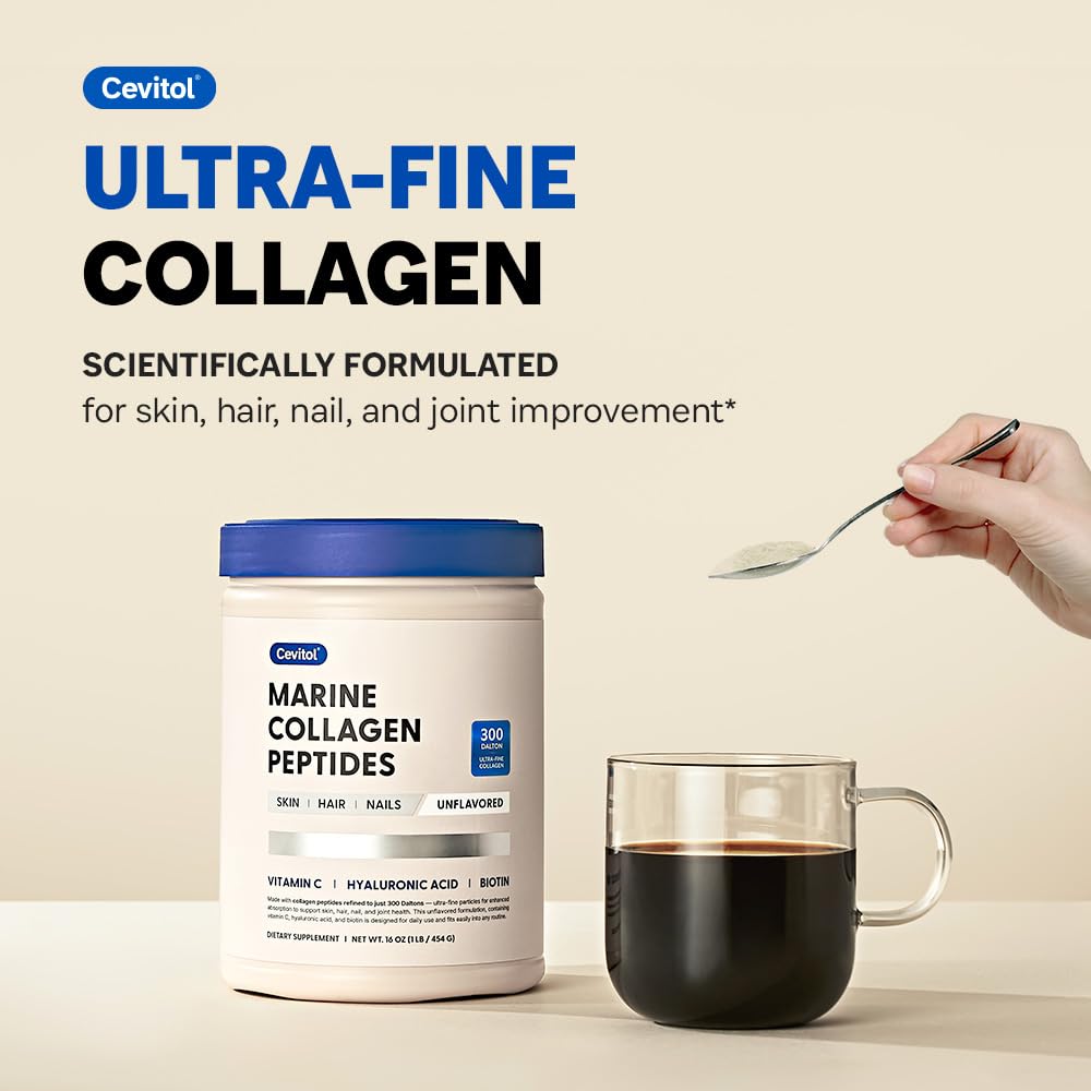 Cevitol polvo ultra-fino en primer plano, muestra textura y pureza