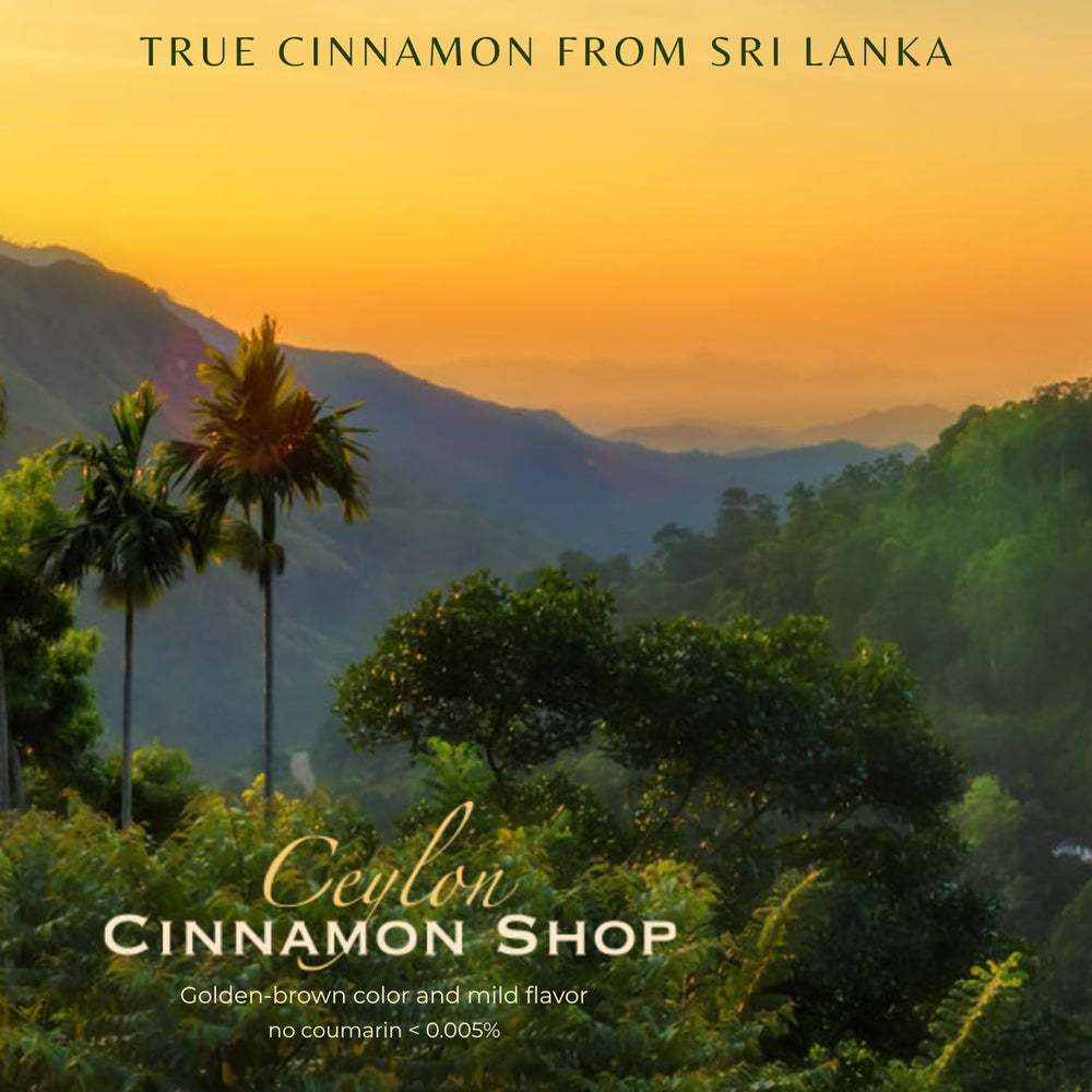 Ceylon Cinnamon Shop cápsulas en mano para visualizar la porción y comodidad