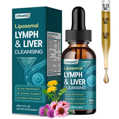 CFILIHTC frasco frontal Lymph-Liver mostrando etiqueta y beneficios