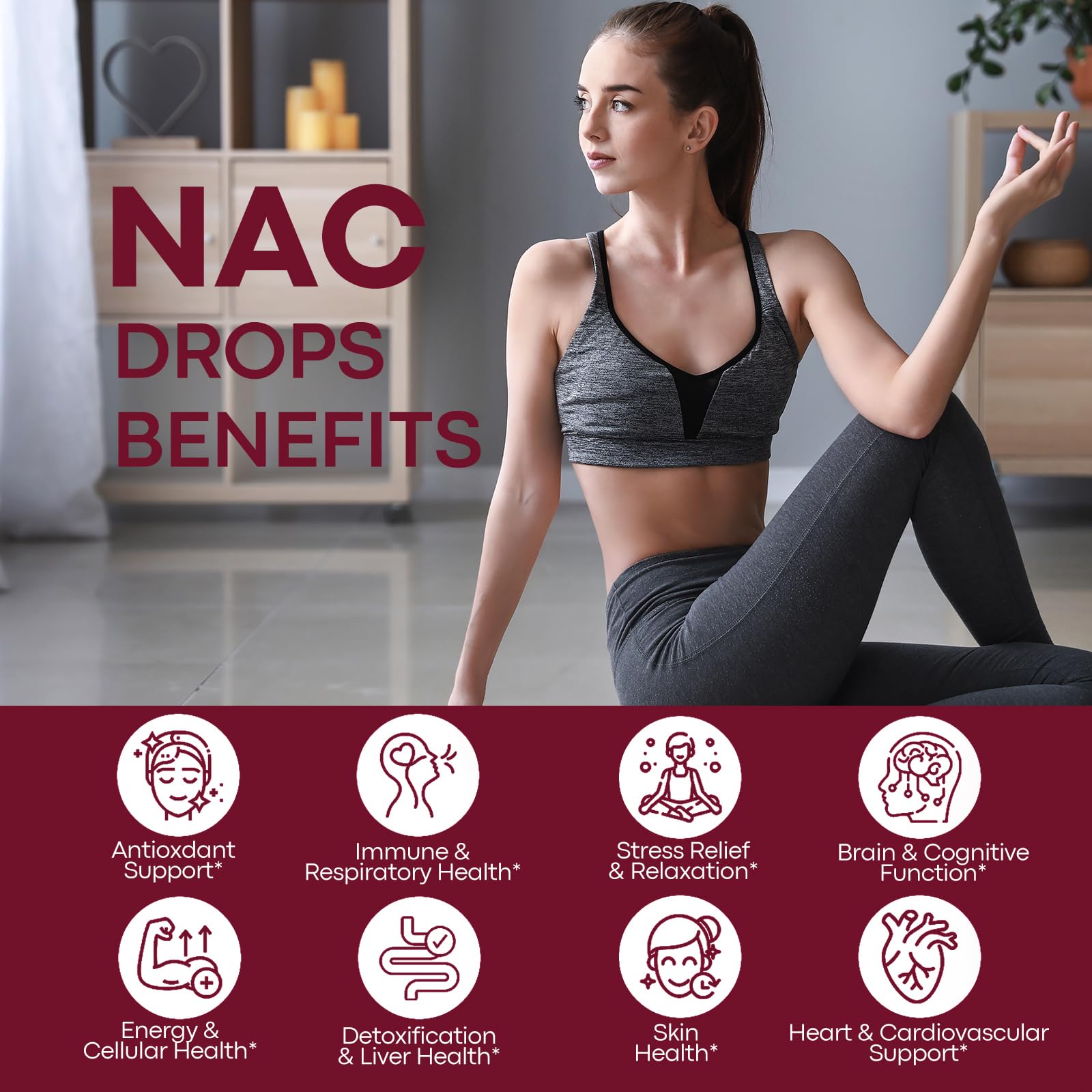 Ingredientes CFILIHTC Liposomal NAC lista de componentes antioxidantes visible
