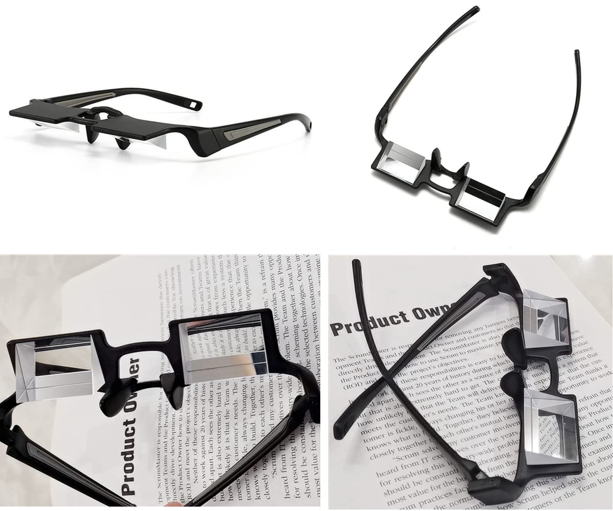 CHANGAR modelo usando gafas para ver pantalla con postura relajada