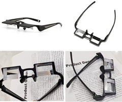 CHANGAR modelo usando gafas para ver pantalla con postura relajada