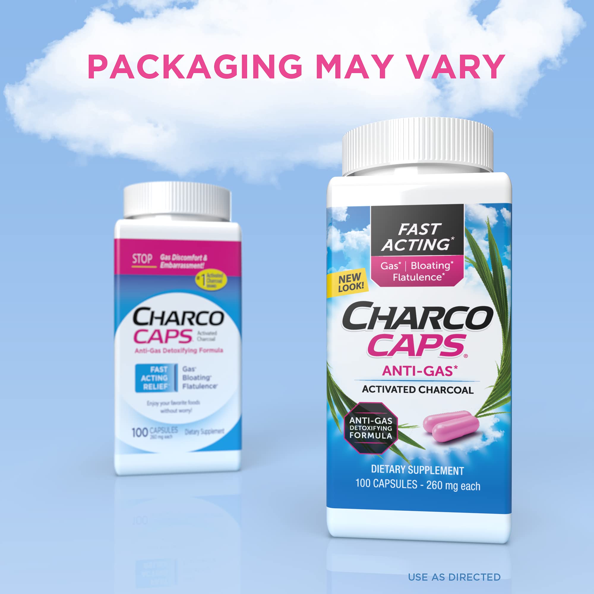 Charcocaps cápsulas en mano para mostrar facilidad de uso y dosis práctica