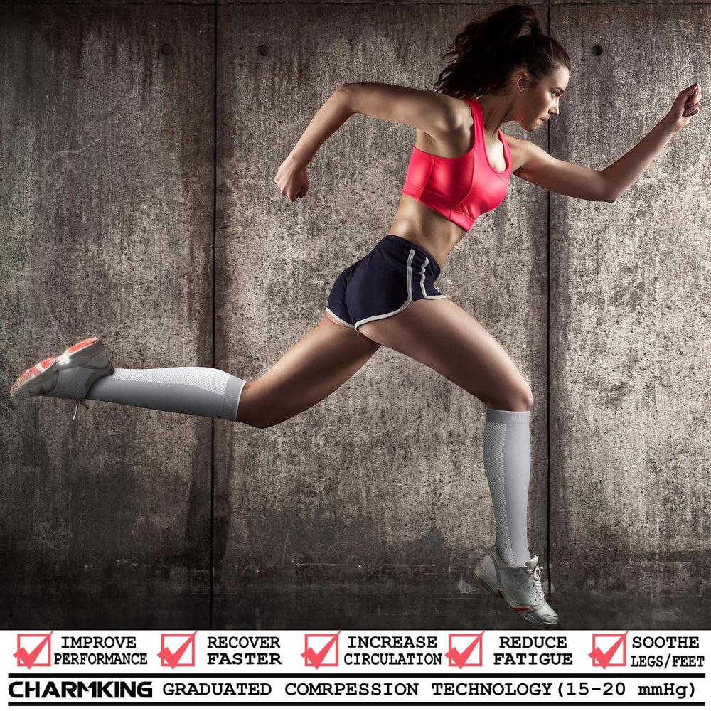 CHARMKING primer plano del tejido 360% nylon que resalta elasticidad y durabilidad