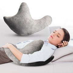 Cheer Collection vista frontal de la almohada mostrando soporte ergonómico