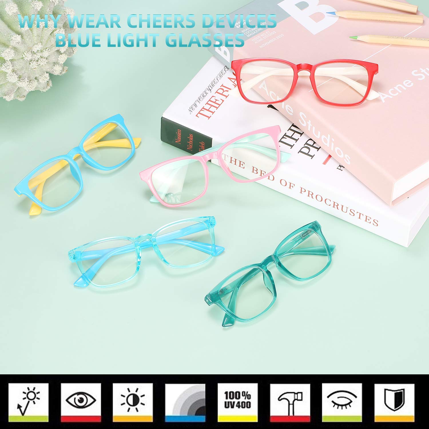 CHEERS DEVICES estuche y accesorios para transporte seguro y almacenamiento fácil