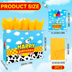 CHENRINDECO conjunto con papel amarillo sobre y pegatinas incluido