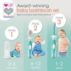 Cherish Baby Care dedo-cepillo de silicona suave para masaje de encías