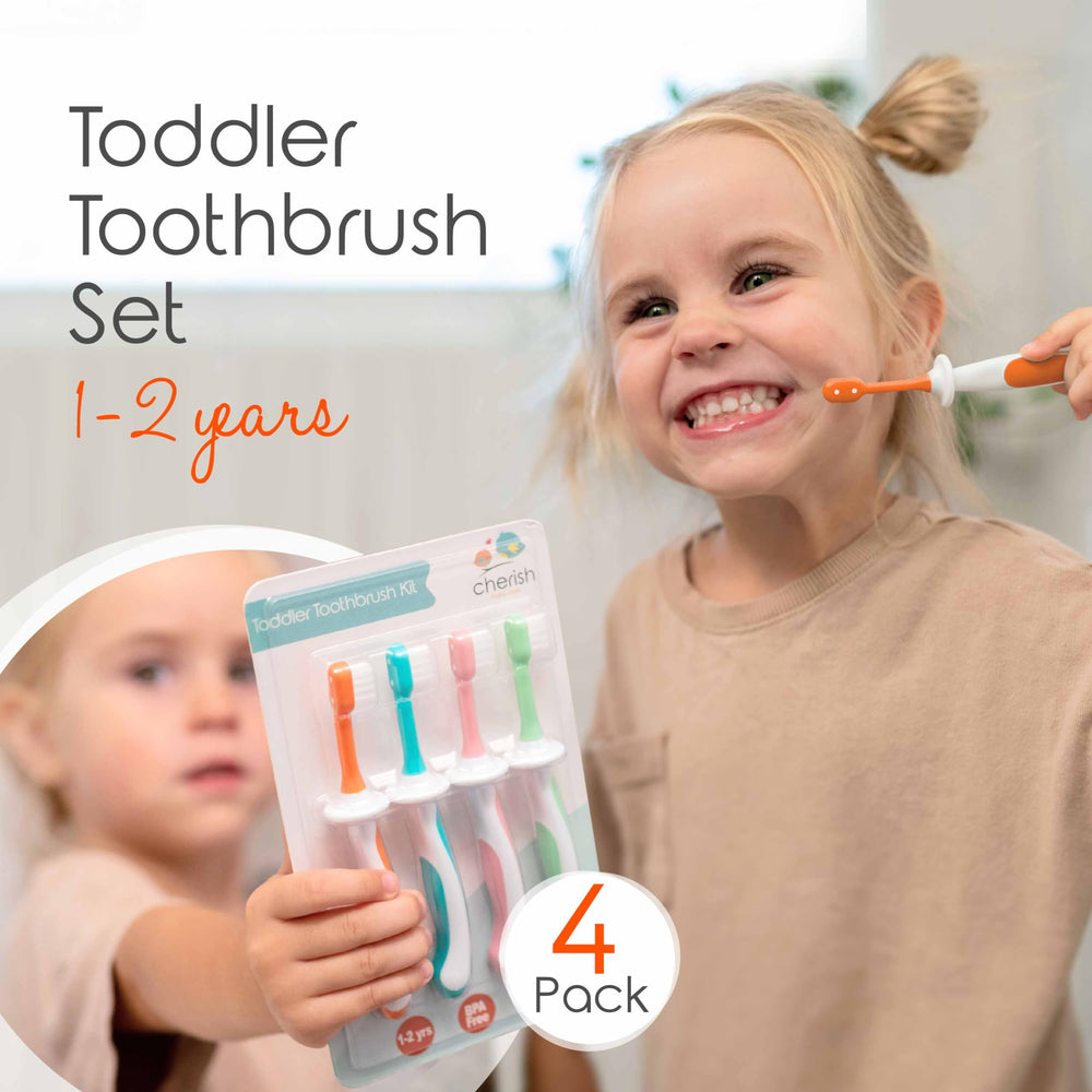 Cherish Baby Care primer plano de cerdas de silicona suaves y seguras