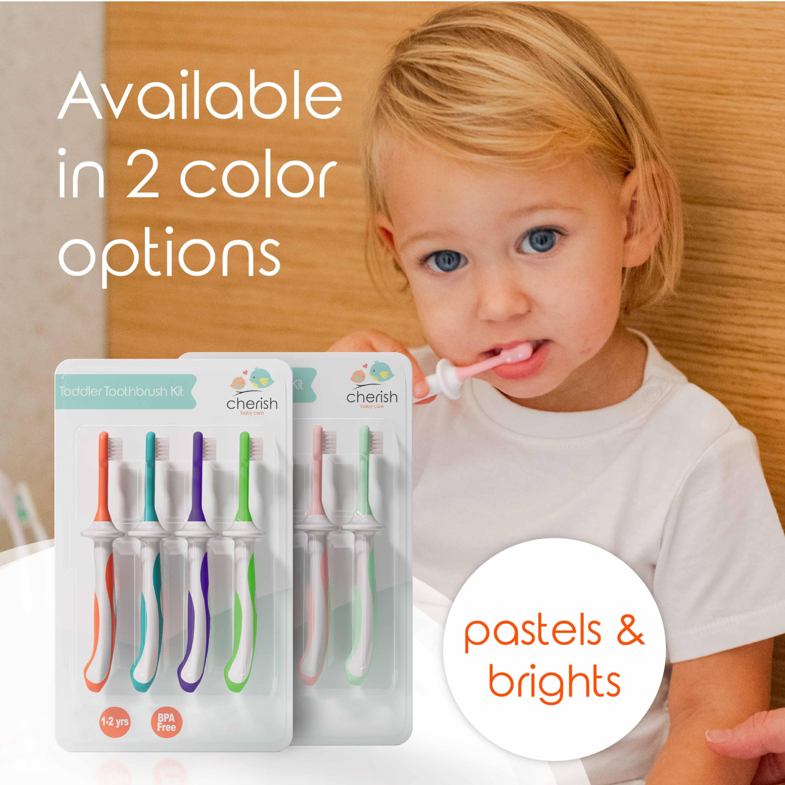 Cherish Baby Care etiqueta mostrando materiales seguros y libre de ftalatos