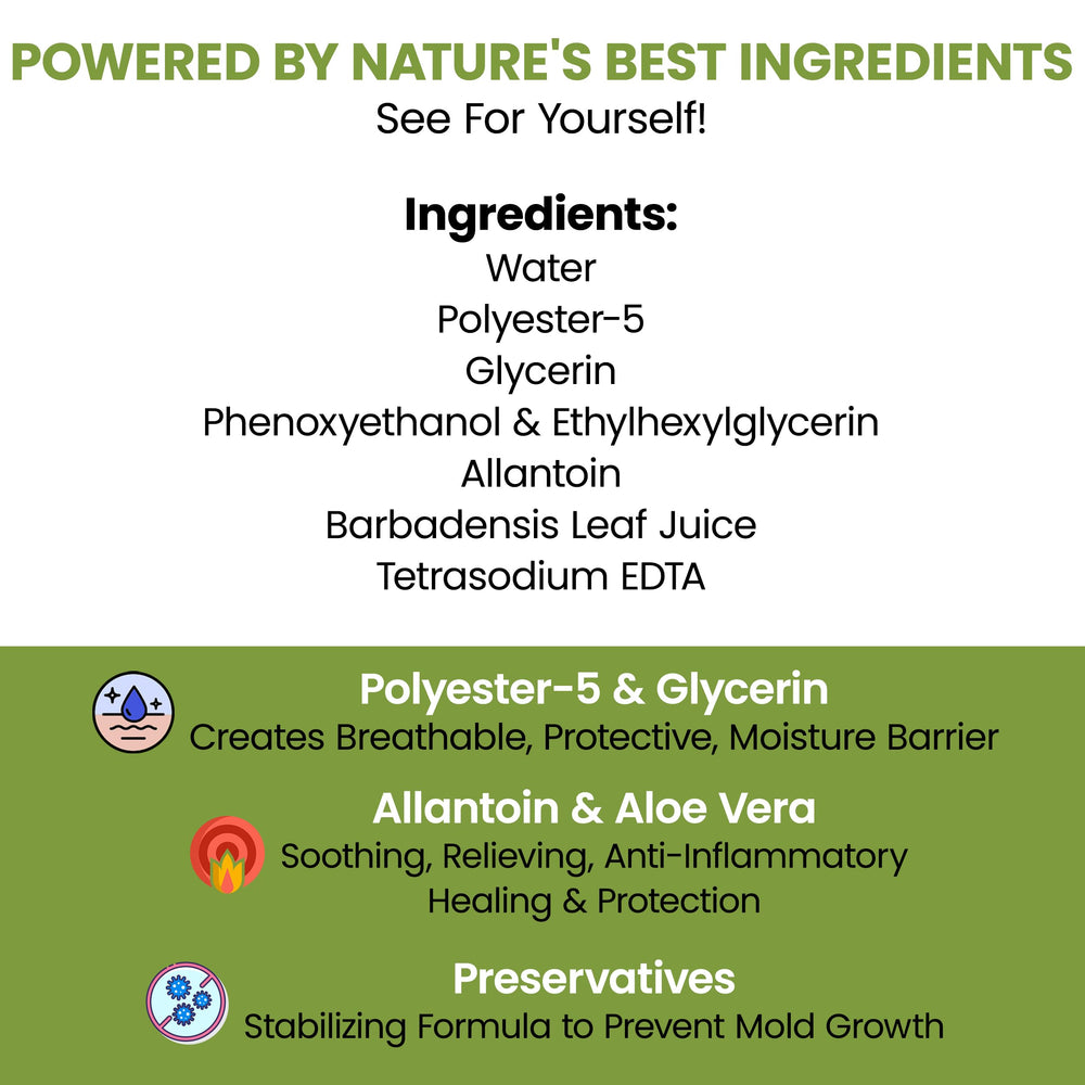Chew + Heal Labs textura del producto con aloe, calma y humectación