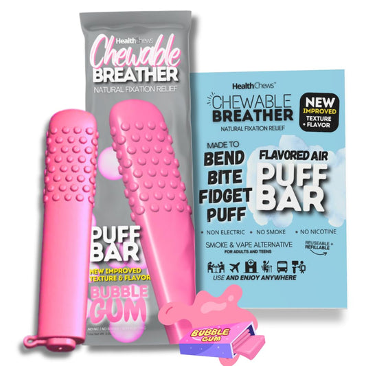 Generic Chewable Breather Puff Bar frontal mostrando diseño y portabilidad