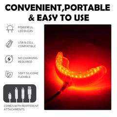 ChicRosa primer plano de los 32 LEDs que garantizan cobertura gingival uniforme