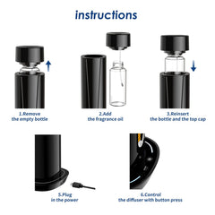 Chicsong kit completo con aceites y control para iniciar aromaterapia