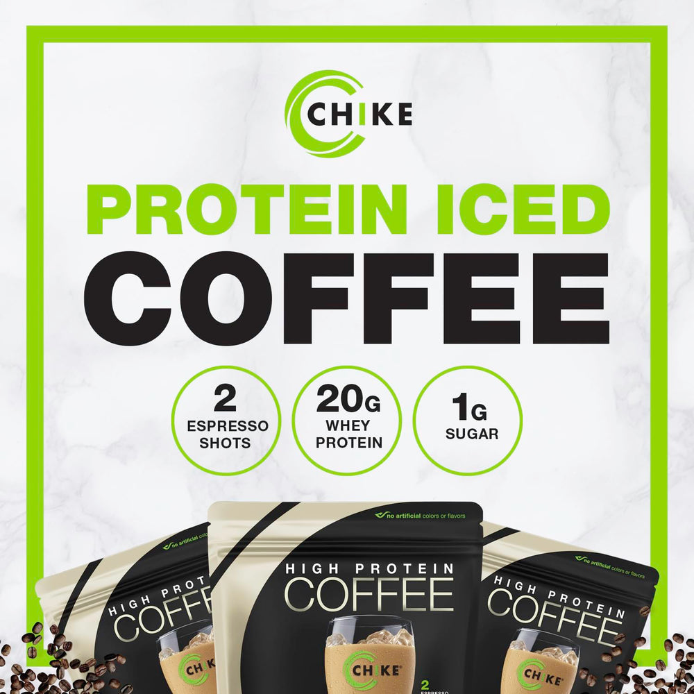 Chike etiqueta con ingredientes y aporte de 20g proteína claro