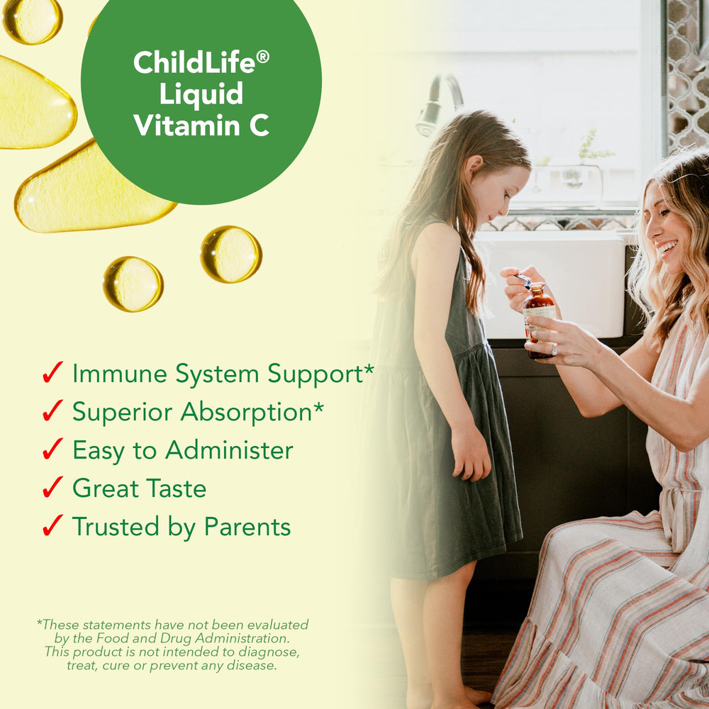CHILDLIFE ESSENTIALS botella abierta sobre mesa lista para uso, muestra facilidad de acceso