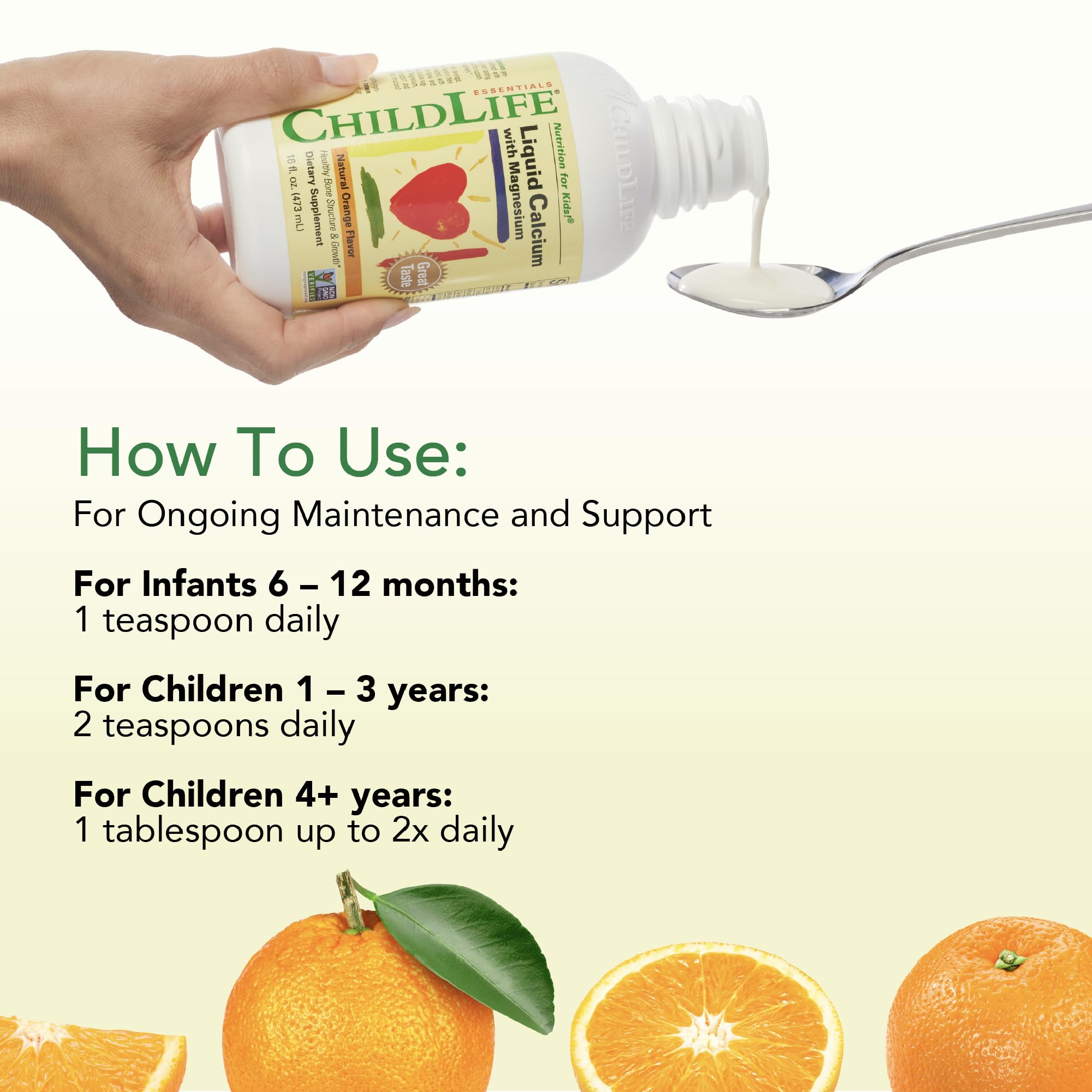 ChildLife Essentials escena familiar con niño aceptando suplemento, apoya crecimiento