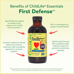 CHILDLIFE ESSENTIALS etiqueta con ingredientes, transparencia y confianza
