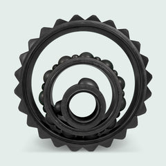 Chirp Wheel XR aplicando presión en el cuello para liberar nudos musculares