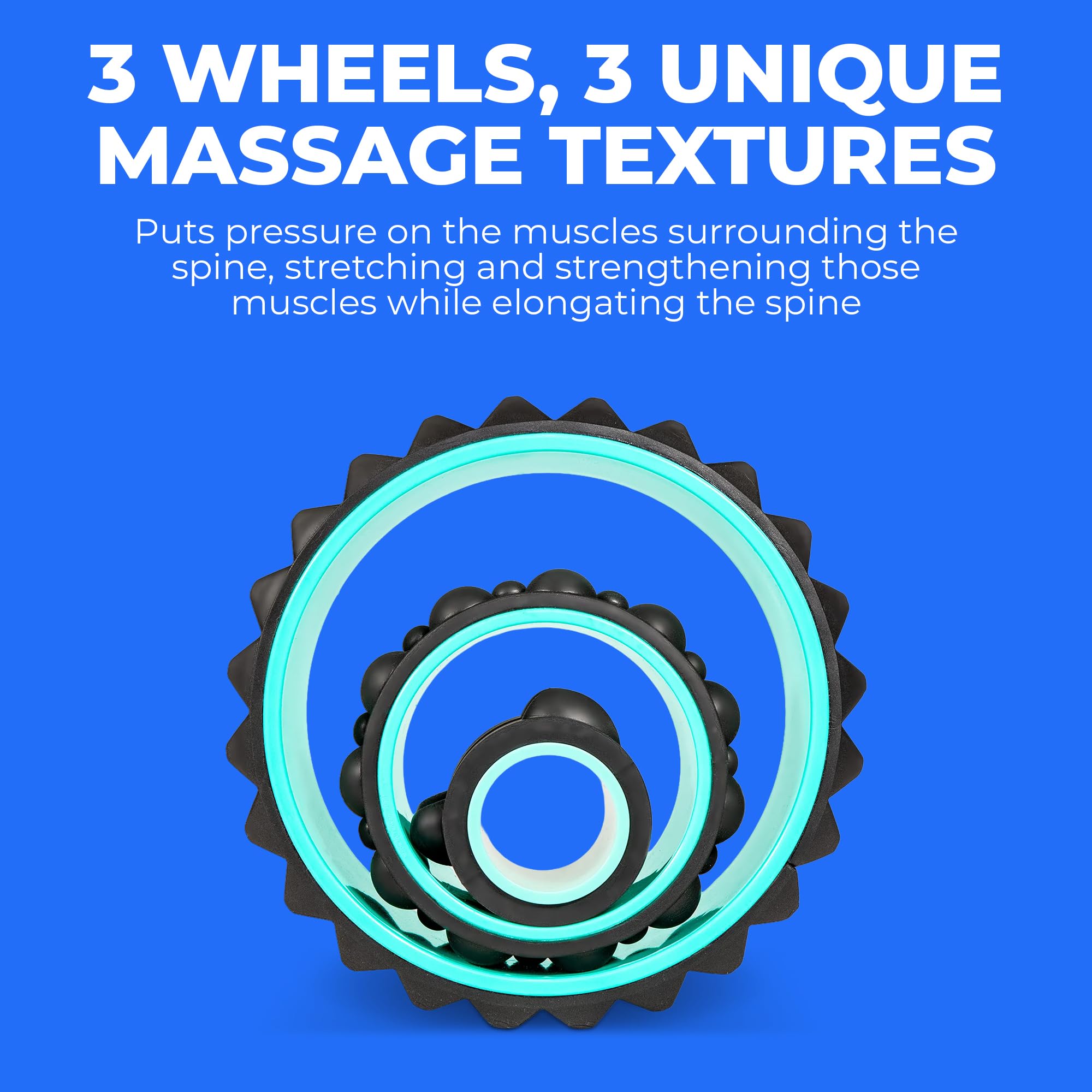 Chirp Wheel XR comparación de tamaños que facilita elegir intensidad y zona de trabajo