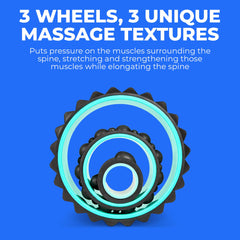 Chirp Wheel XR comparación de tamaños que facilita elegir intensidad y zona de trabajo