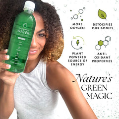 Chlorophyll Water primer plano de etiqueta Clean Label que garantiza transparencia