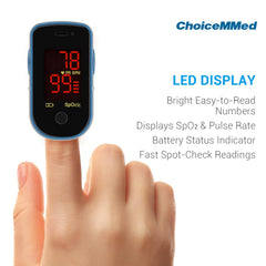 CHOICEMMed pantalla LED brillante con lecturas claras y rápida visualización