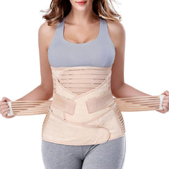 ChongErfei faja postparto frontal mostrando soporte abdominal y confianza