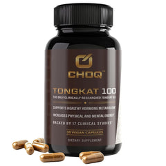 CHOQ envase frontal mostrando etiqueta clara y beneficios
