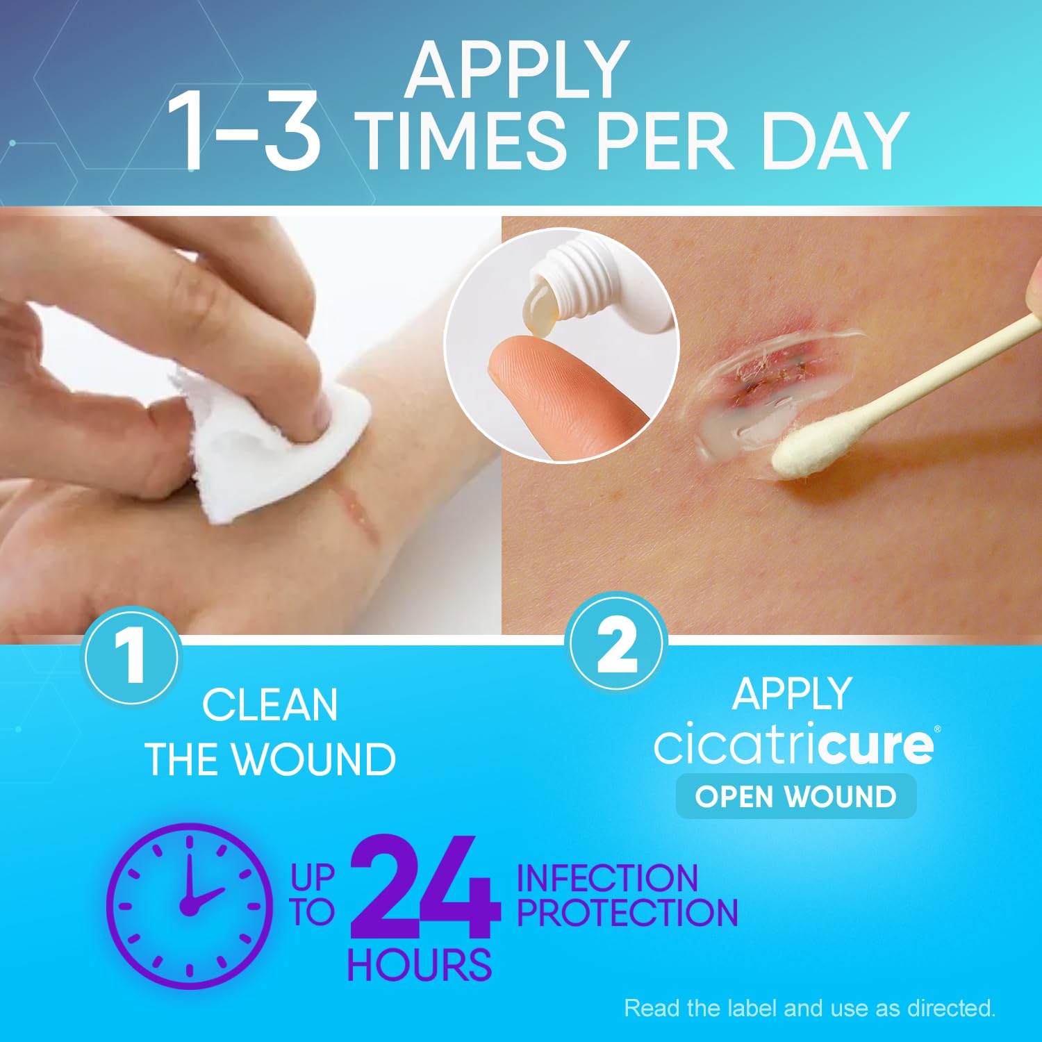 Cicatricure comparación de tamaño 1 oz para evaluar portabilidad