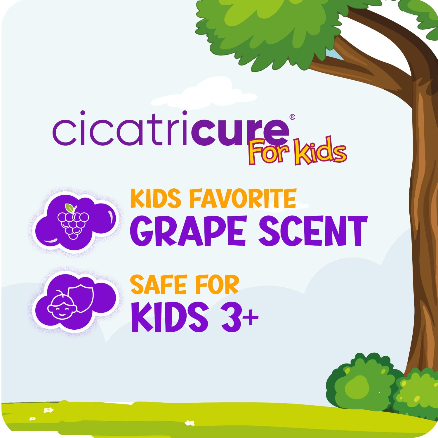 Cicatricure gel aplicado en mano de niño para cuidado suave