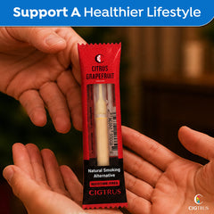 cigtrus etiqueta de ingredientes con esencias, aroma natural