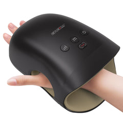 CINCOM vista frontal del masajeador de mano con diseño compacto y fácil uso