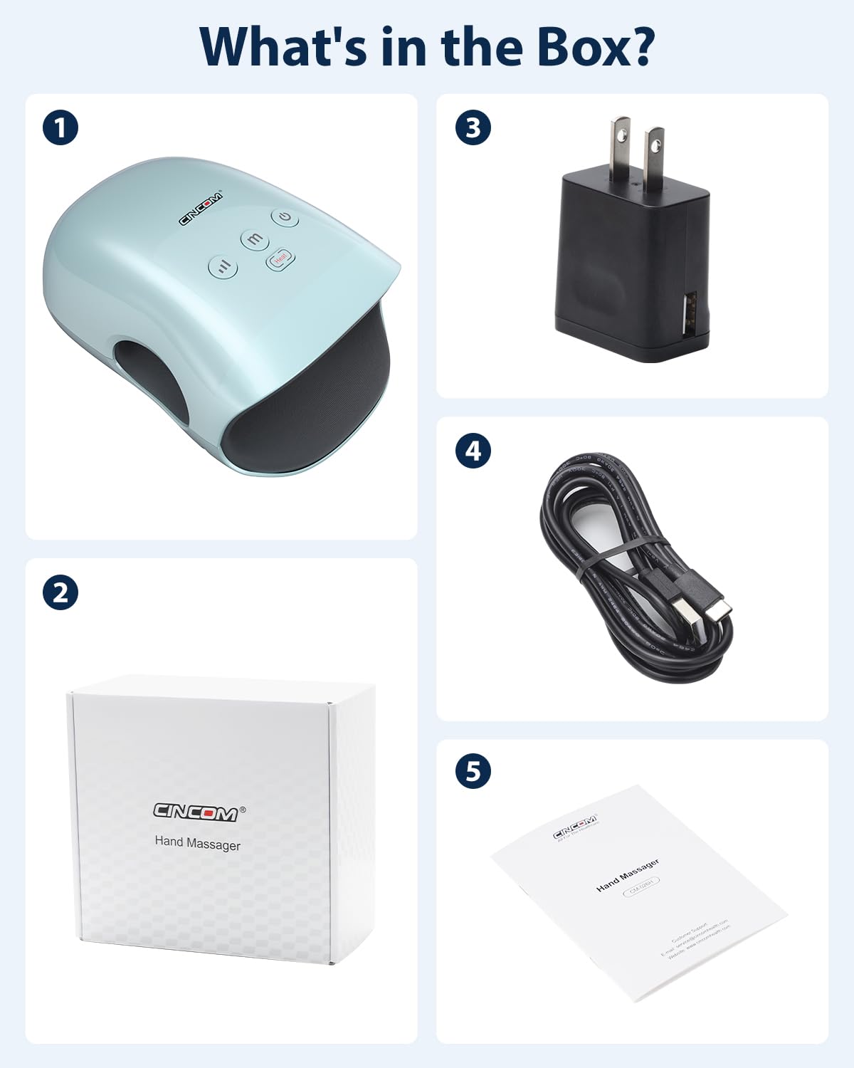 CINCOM masajeador presentado como regalo ideal para cuidado personal