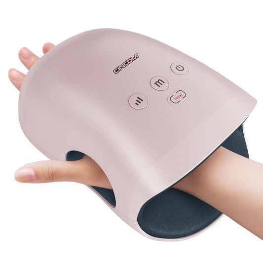 CINCOM masajeador frontal mostrando diseño portátil y cómodo