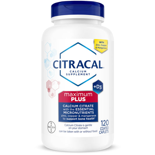 Citracal empaque frontal mostrando la marca y beneficio para huesos fuertes