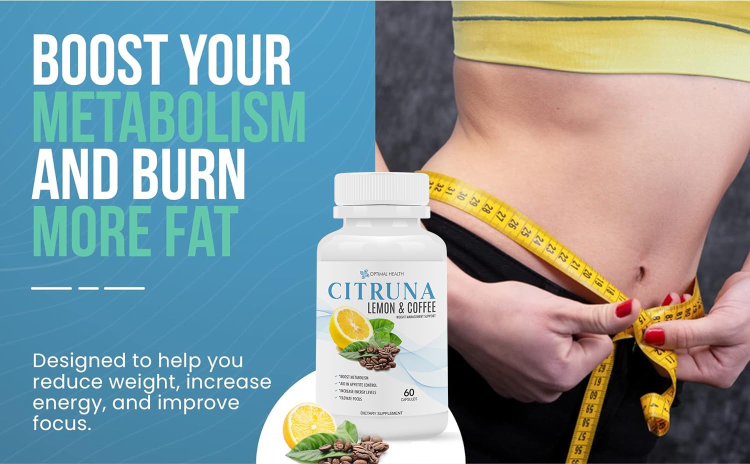 Citruna energy and focus daily use visual suggesting alertness throughout workouts