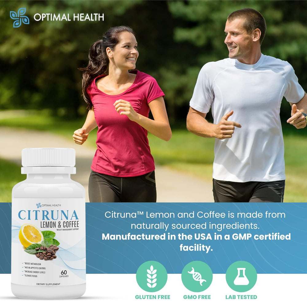 Citruna green coffee bean extract capsules boosting metabolism and appetite control