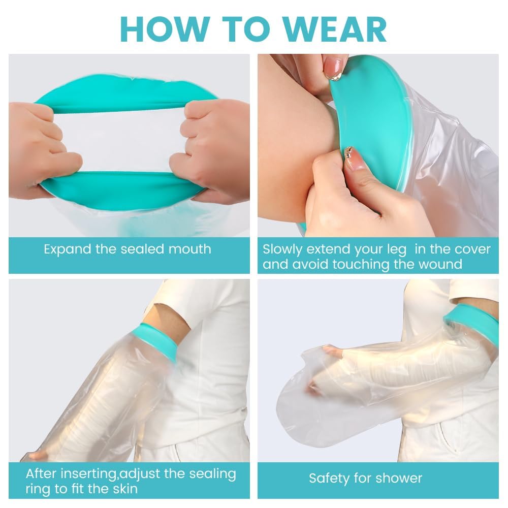 CIVJET funda cubriendo vendaje protegido y sin ingreso de agua