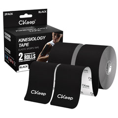 CKeep paquete frontal mostrando dos rollos y diseño negro, soporte duradero
